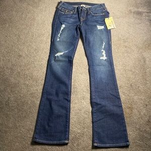 Womens True Religion Becky Bootcut Jeans Size 27
